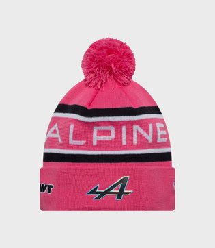 New Era Alpine Pierre Gasly Cuff Knit Pop Hat - Pink