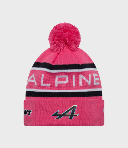 New Era Alpine Pierre Gasly Cuff Knit Pop Hat - Pink