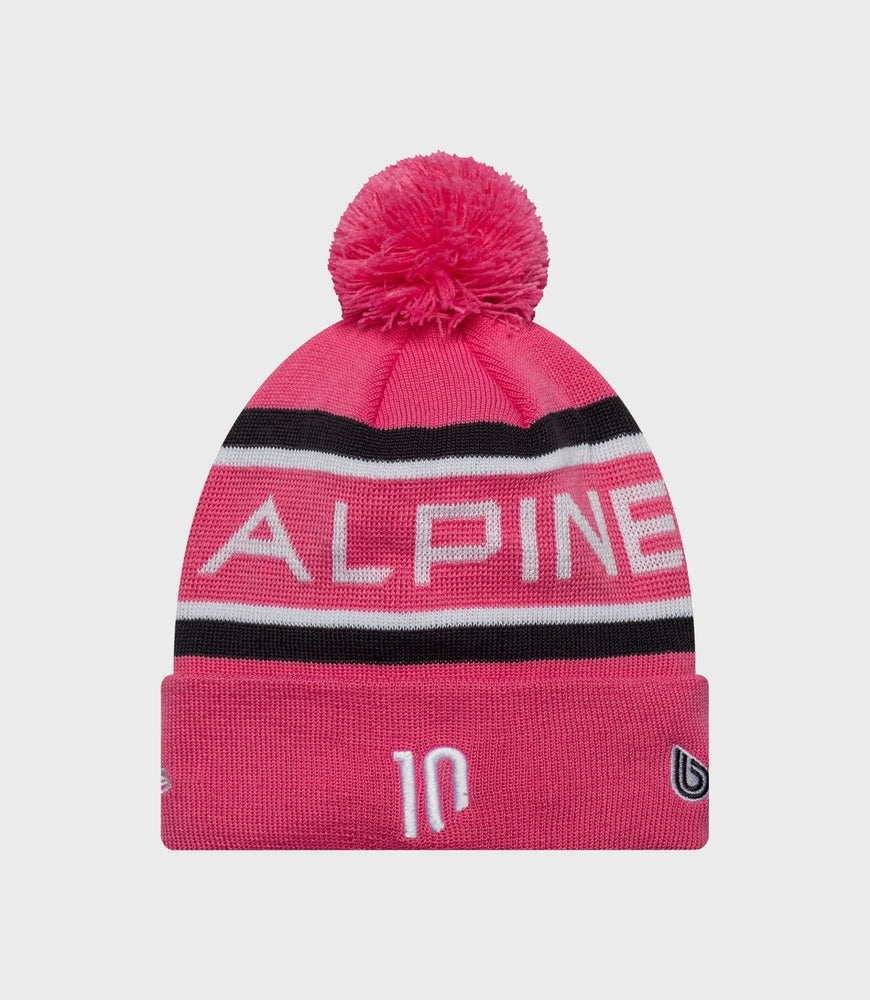 New Era Alpine Team Kit Pierre Gasly Cuff Knit Junior Pop Hat - Pink