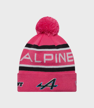 New Era Alpine Team Kit Pierre Gasly Cuff Knit Junior Pop Hat - Pink