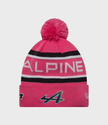New Era Alpine Team Kit Jack Doohan Cuff Knit Junior Pop Hat - Pink
