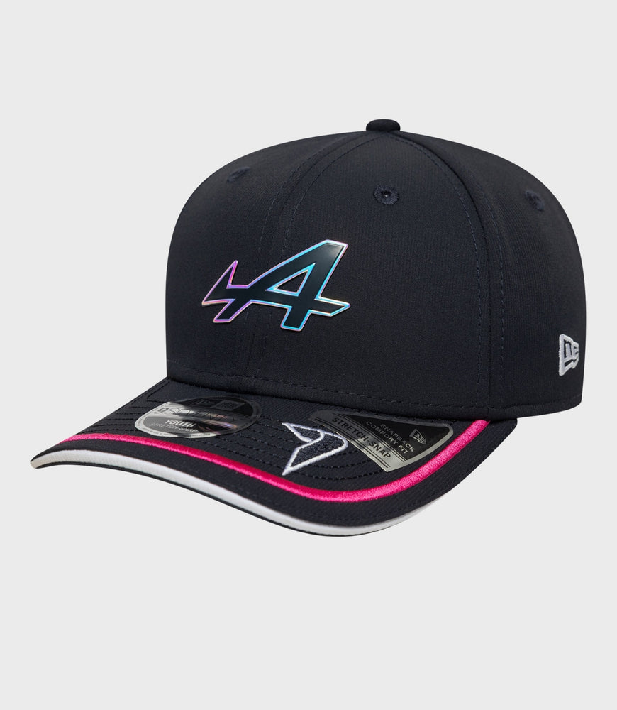 New Era Alpine Jack Doohan 9Seventy Stretch Snap Junior Cap - Navy