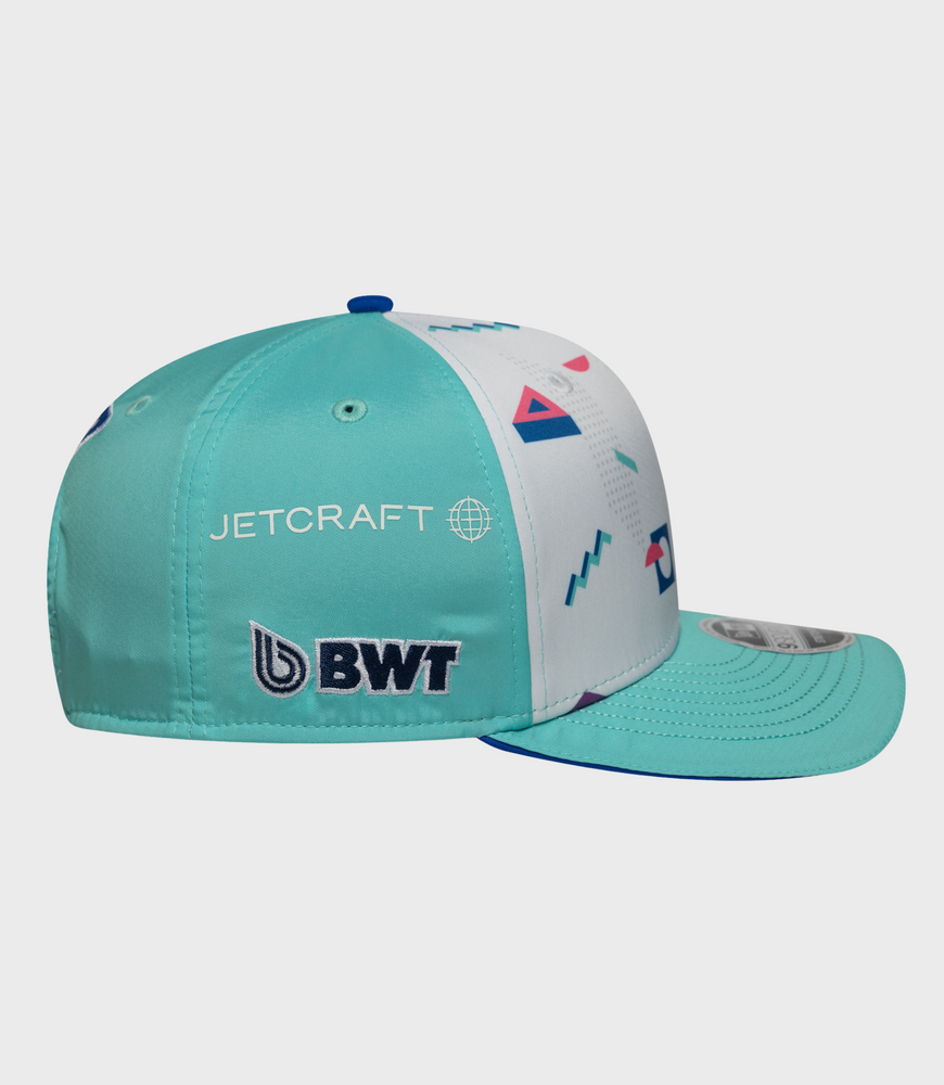 New Era Eo Miami 9Seventy Stretch Snap  Cap - White