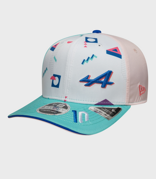 New Era Pierre Gasly Miami 9Seventy Stretch Snap  Cap - White