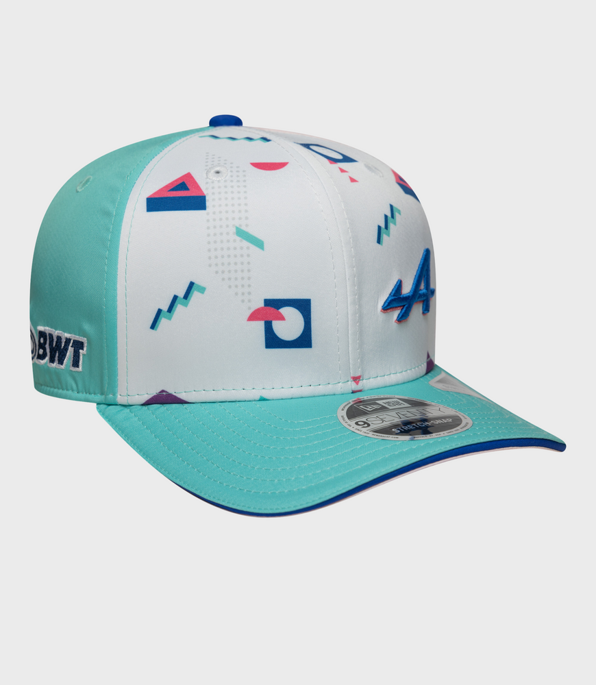 New Era Miami 9Seventy Stretch Snap  Cap - White