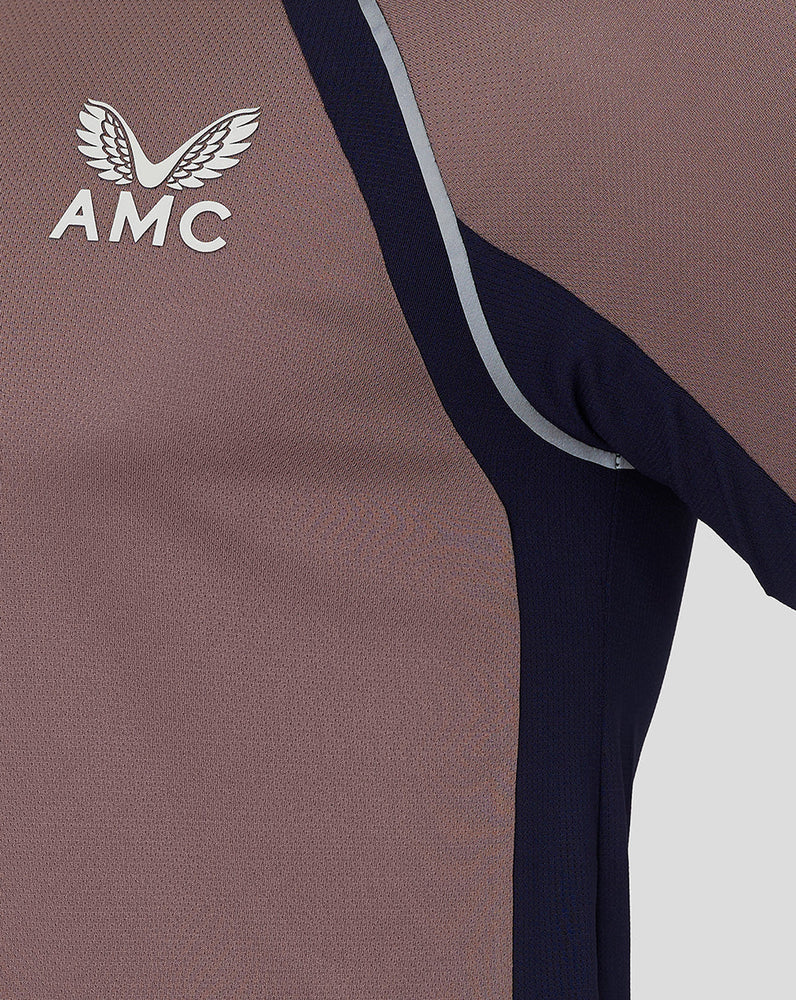 AMC Herren Kurzarm T-Shirt Aeromesh - Pfirsich Lehm