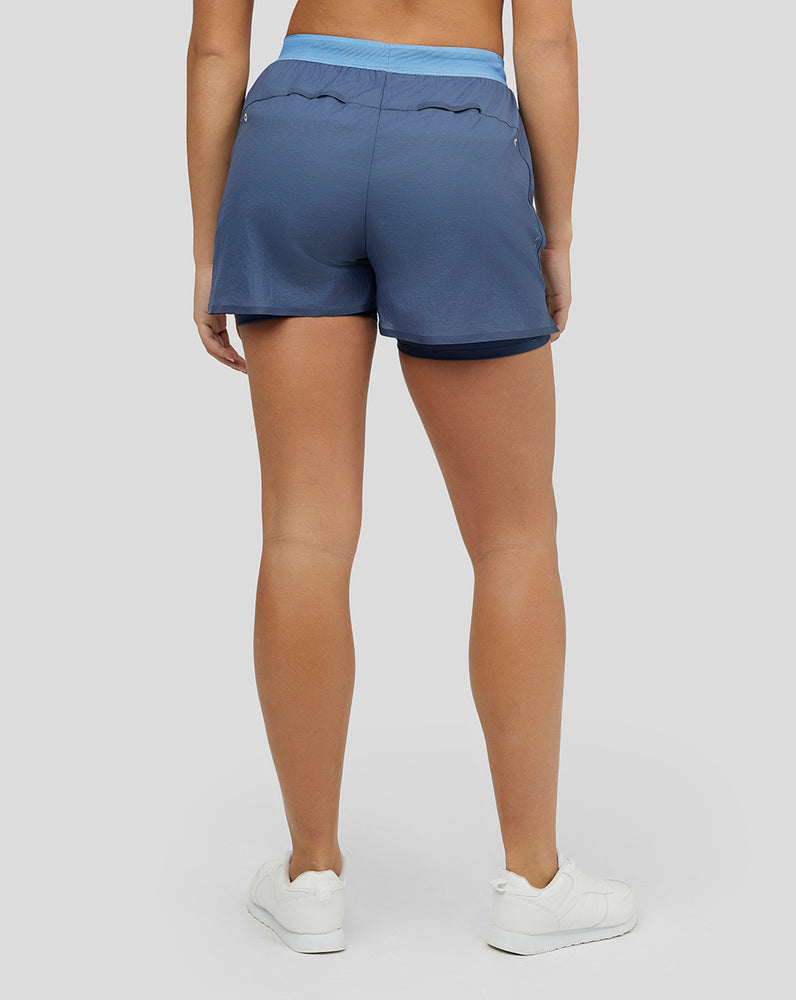 Lapisblaue Anatomic-Shorts für Damen