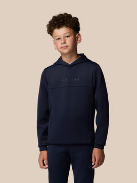 Junior Flex Scuba Langarm-Hoodie (Unisex) – Marineblau