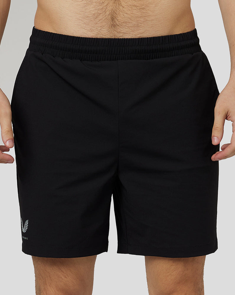 Men's Woven Shorts - Black/Silver