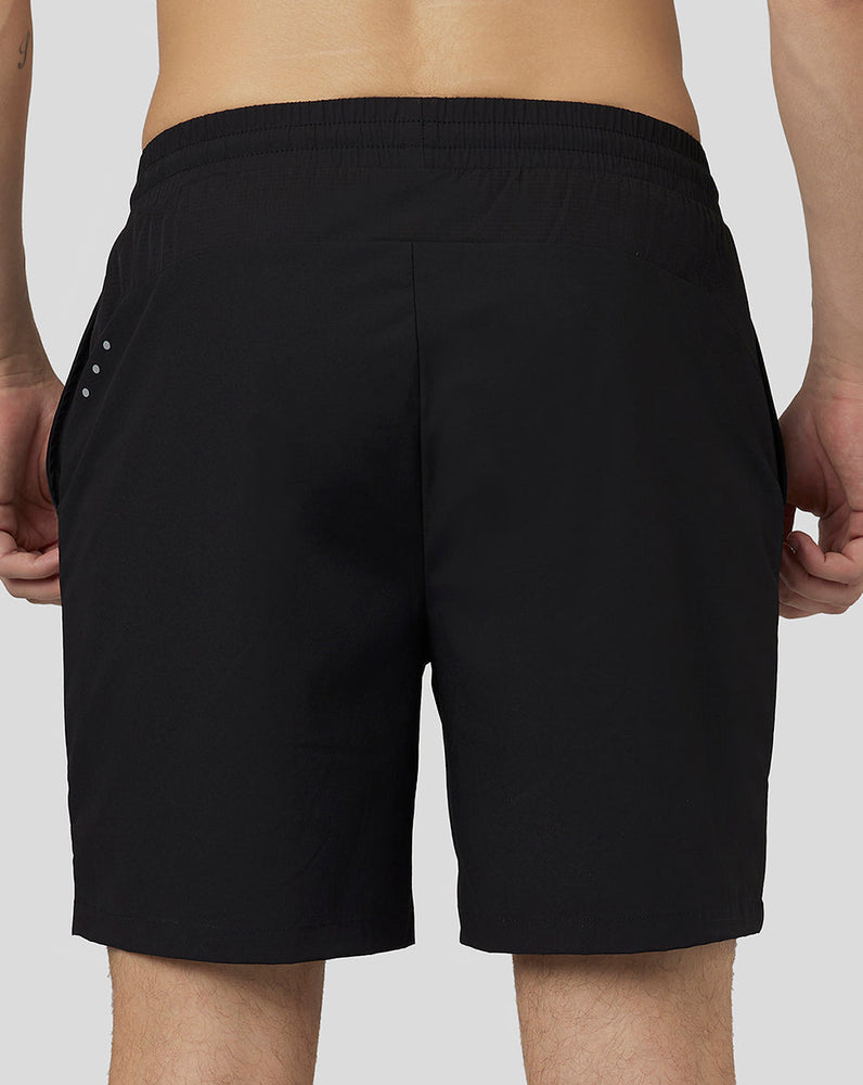 Men's Woven Shorts - Black/Silver