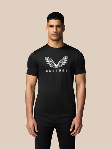 Grafik Training T-Shirt - Schwarz