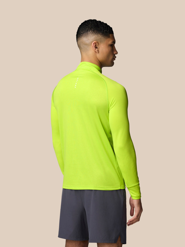 Adapt Training 1/4 Reißverschluss Top - Acid Lime