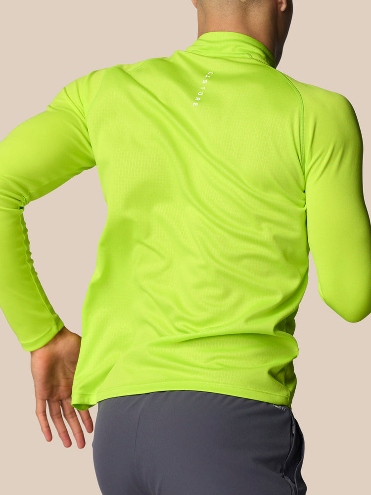 Adapt Training 1/4 Reißverschluss Top - Acid Lime