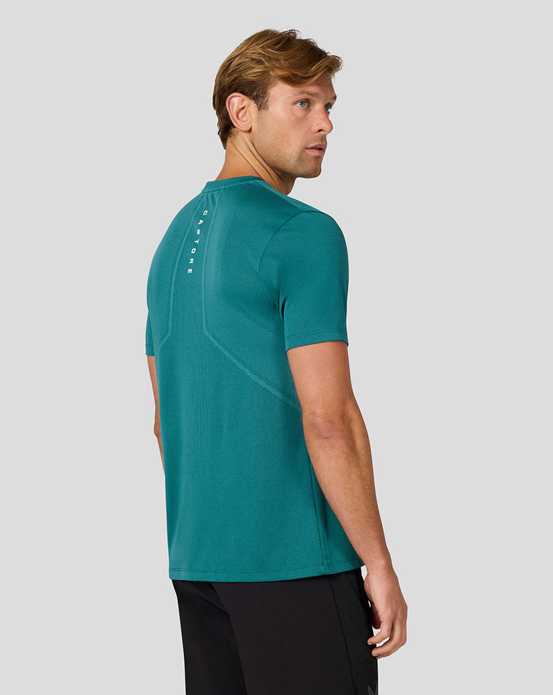 Herren Apex Engineered Knit Kurzarm T-Shirt - Bright Aqua