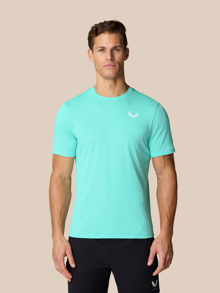 Flow Training T-Shirt - Leichtes Aqua