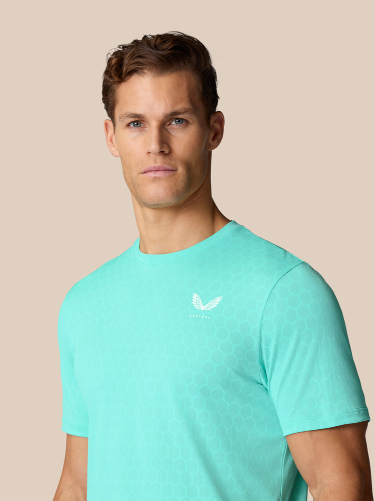 Flow Training T-Shirt - Leichtes Aqua