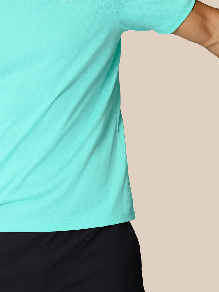 Flow Training T-Shirt - Leichtes Aqua