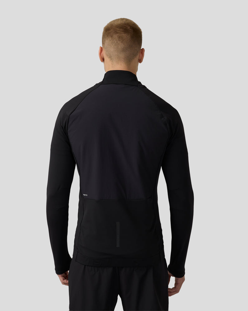 Herren Flow Langarm Hybrid Jacke - Schwarz