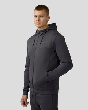 Herren Scuba Langarm Kapuzenpulli mit Reißverschluss - Charcoal