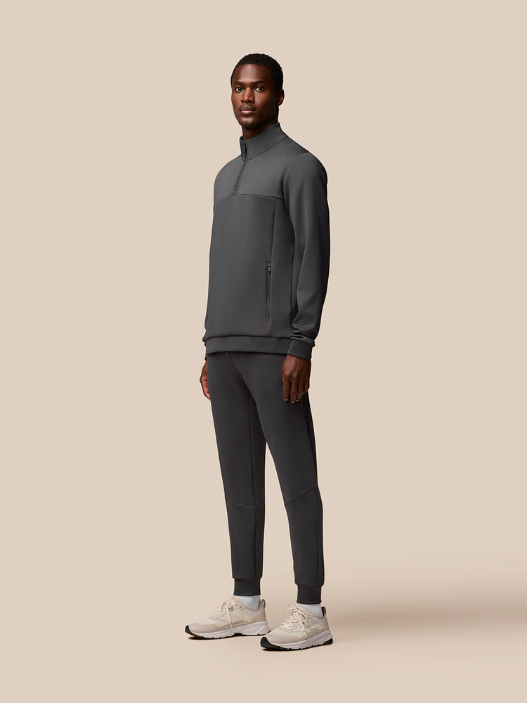 Flex Lifestyle 1/4 Reißverschluss - Charcoal