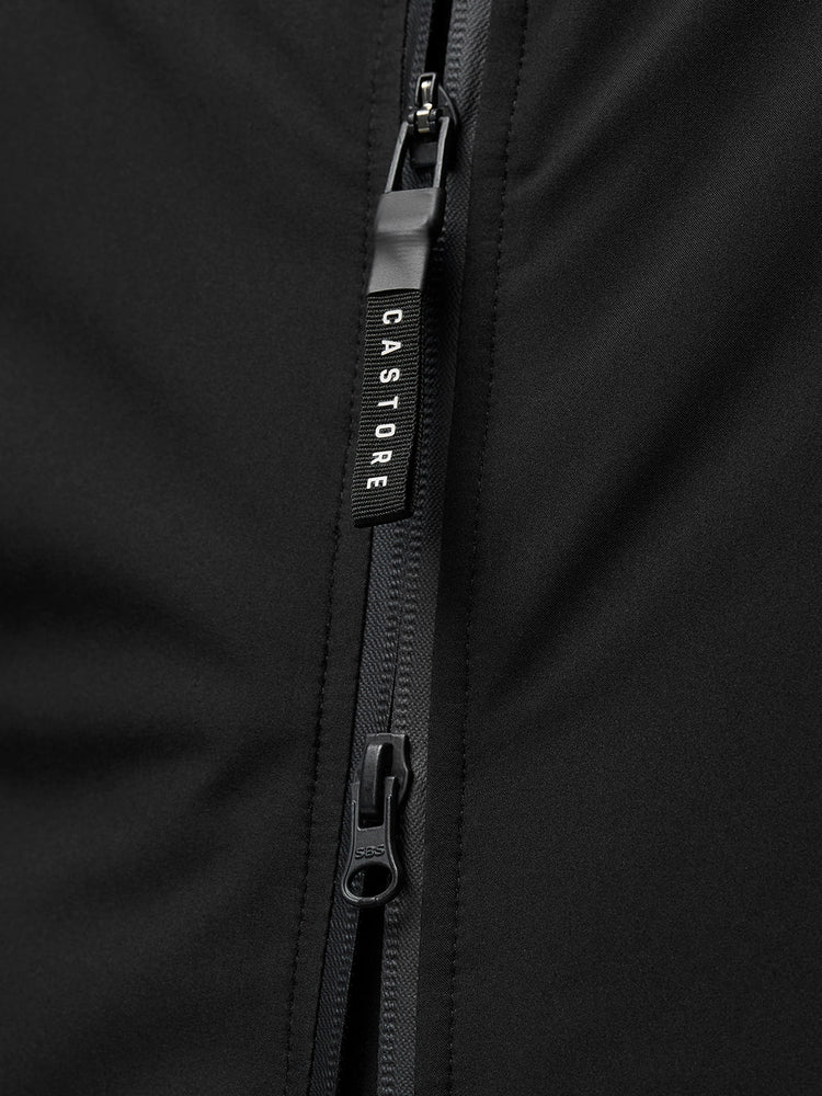 Longline Wadded Jacke - Black