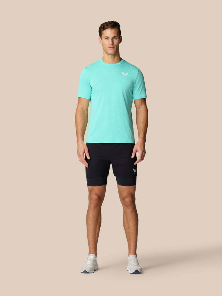 Flow Training 2-In-1 Shorts - Schwarz
