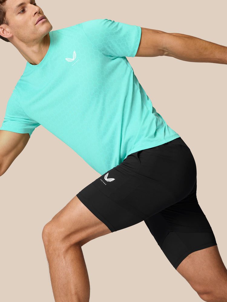 Flow Training 2-In-1 Shorts - Schwarz