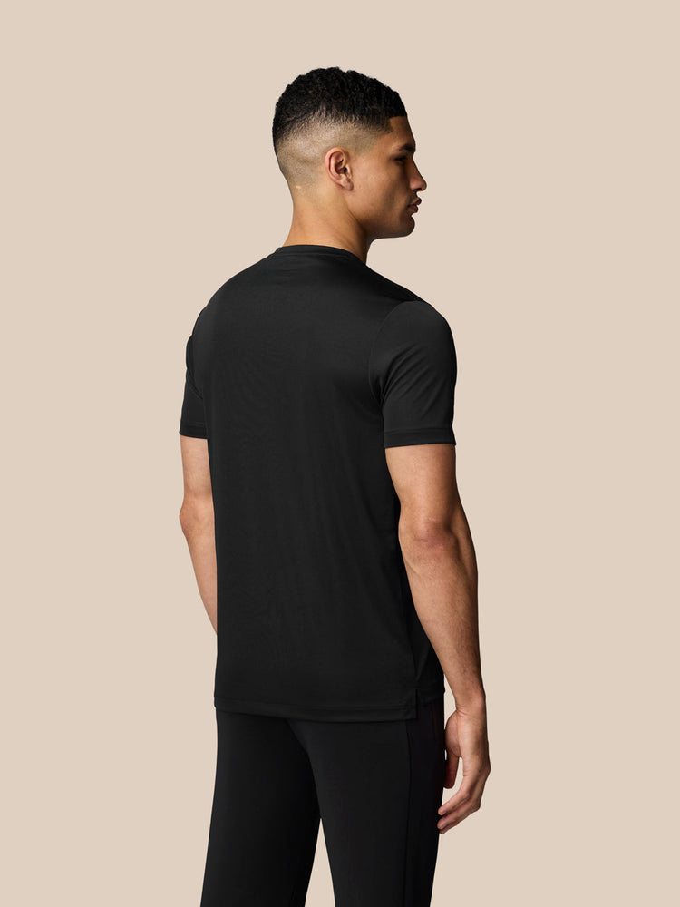 Grafik Training T-Shirt - Schwarz