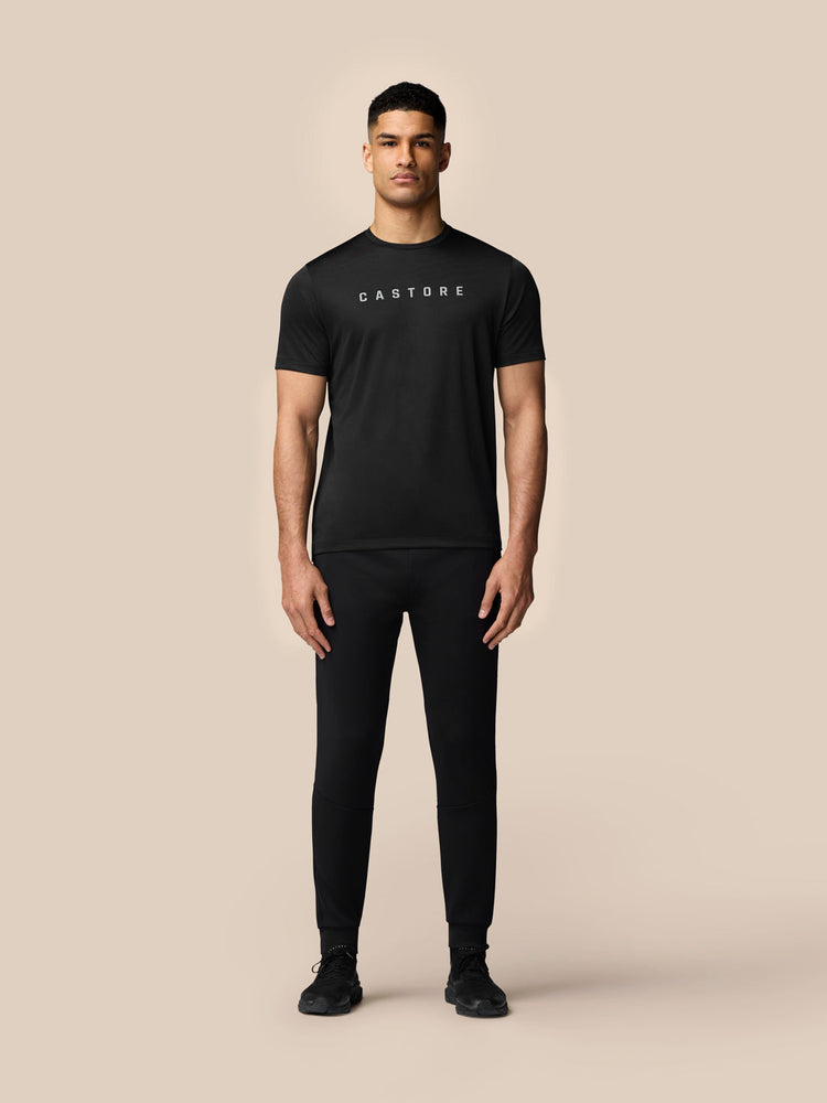Grafik Training T-Shirt - Schwarz