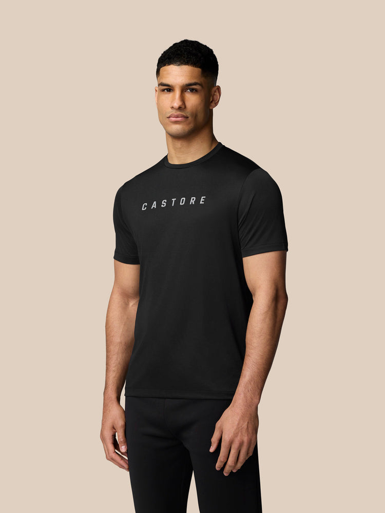 Grafik Training T-Shirt - Schwarz