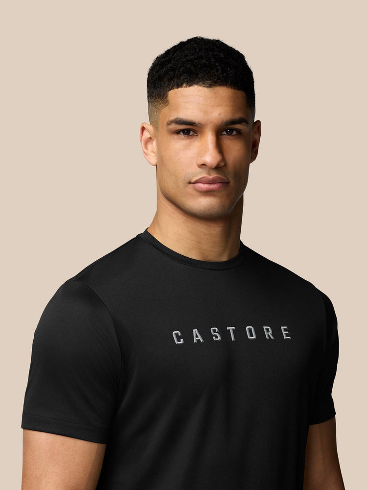 Grafik Training T-Shirt - Schwarz