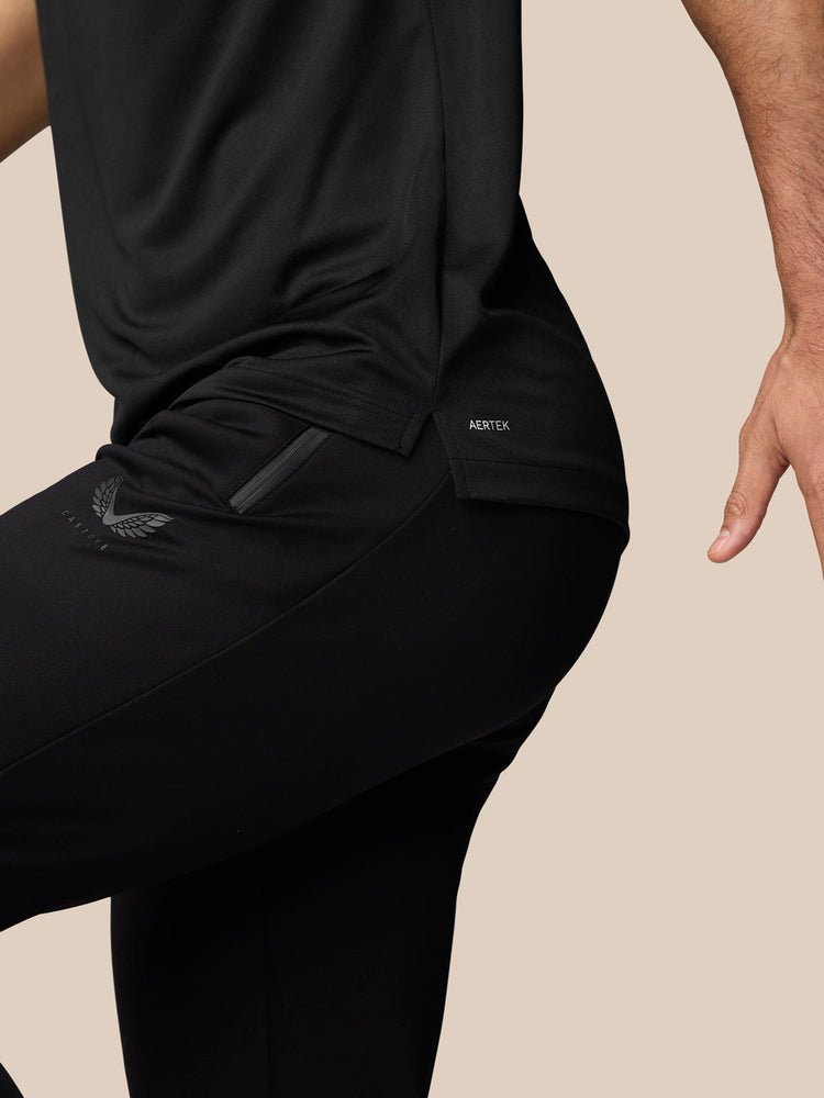 Grafik Training T-Shirt - Schwarz