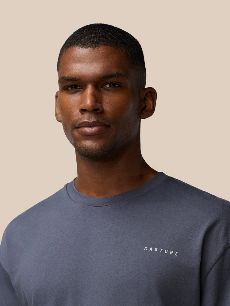 Flex Cotton T-Shirt- Pewter