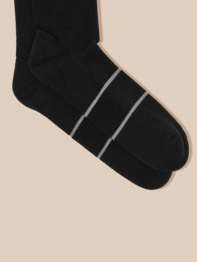 Active 3 Pack Crew Socken - Schwarz