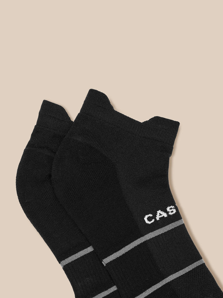 Active 3 Pack Ankle Socken - Schwarz
