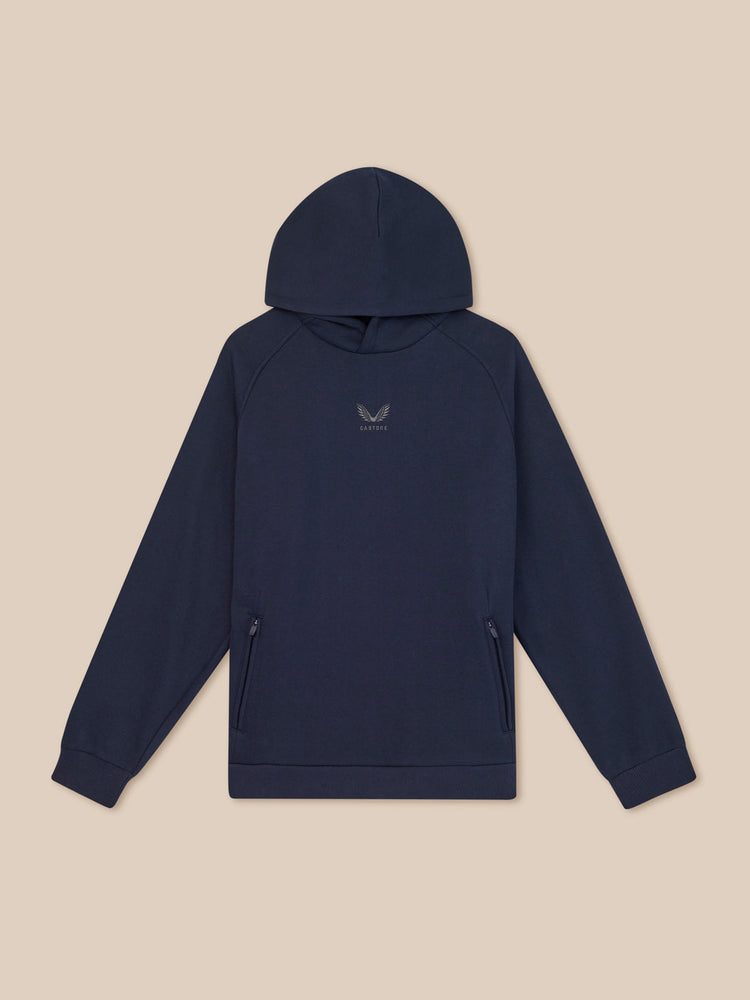 Adapt Cotton Fleece Hoodie - Marineblau