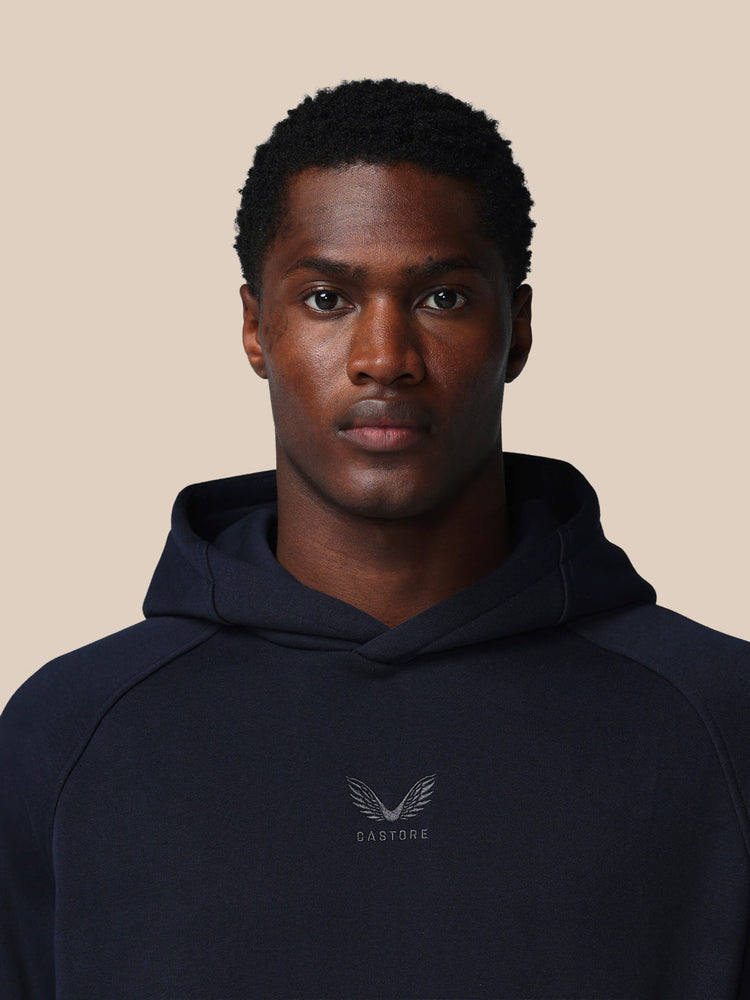 Adapt Cotton Fleece Hoodie - Marineblau