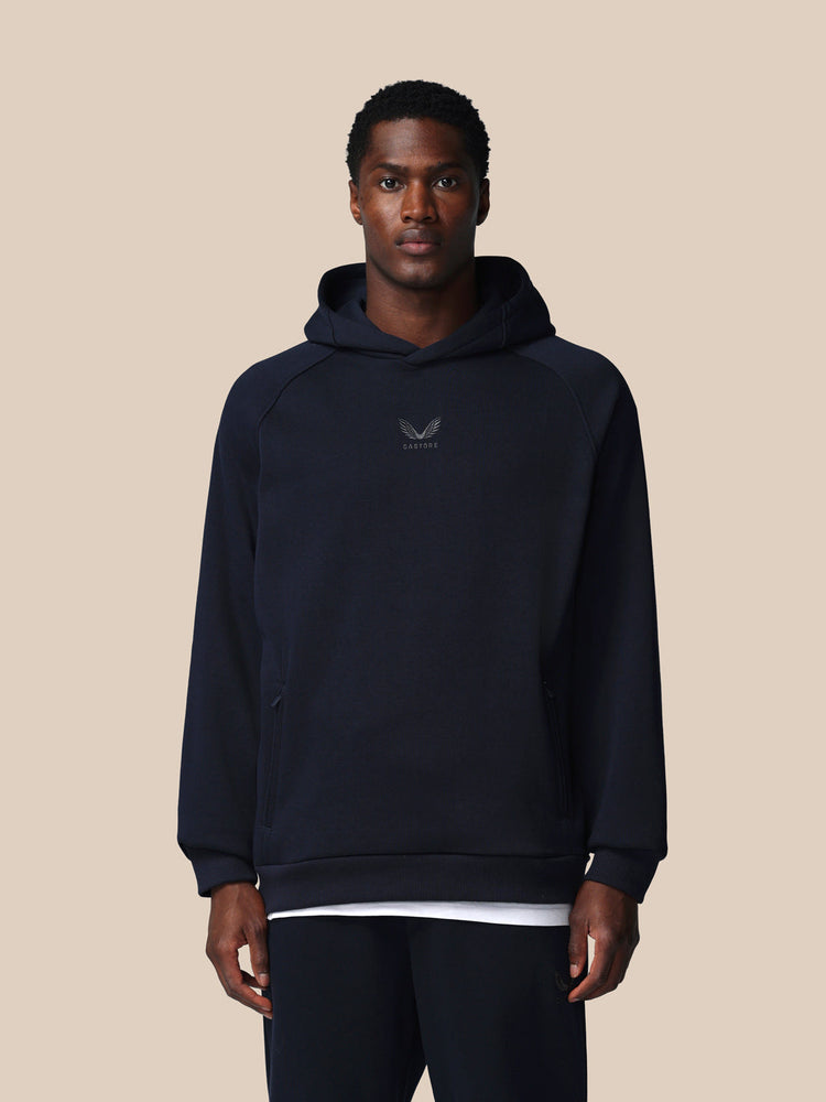 Adapt Cotton Fleece Hoodie - Marineblau