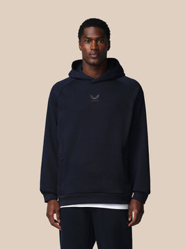 Adapt Cotton Fleece Hoodie - Marineblau