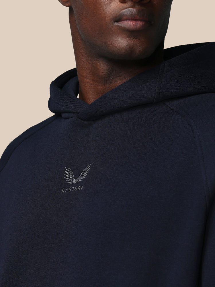 Adapt Cotton Fleece Hoodie - Marineblau