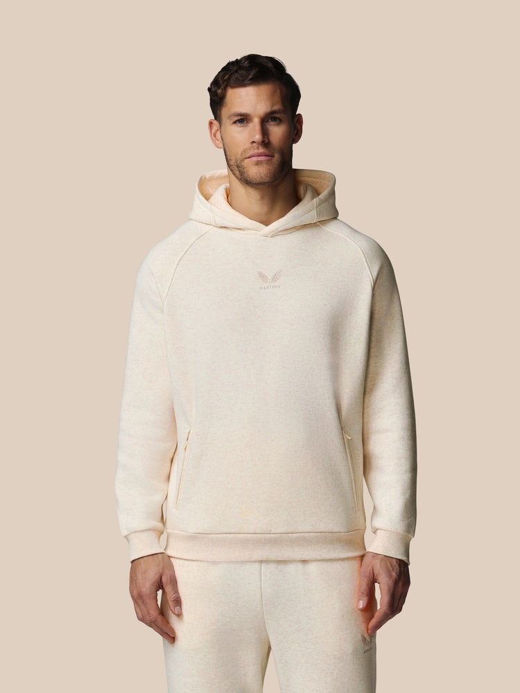 Adapt Cotton Fleece Hoodie - Oatmeal Marl