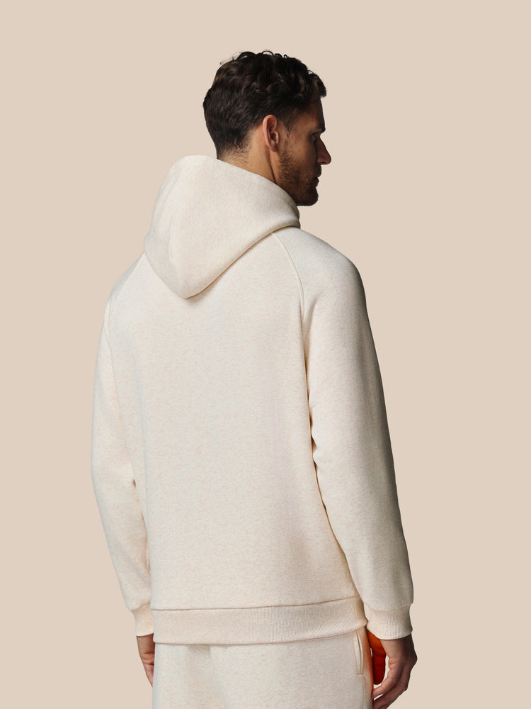Adapt Cotton Fleece Hoodie - Oatmeal Marl