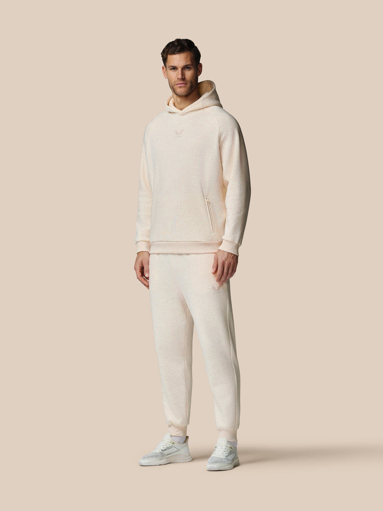 Adapt Cotton Fleece Hoodie - Oatmeal Marl
