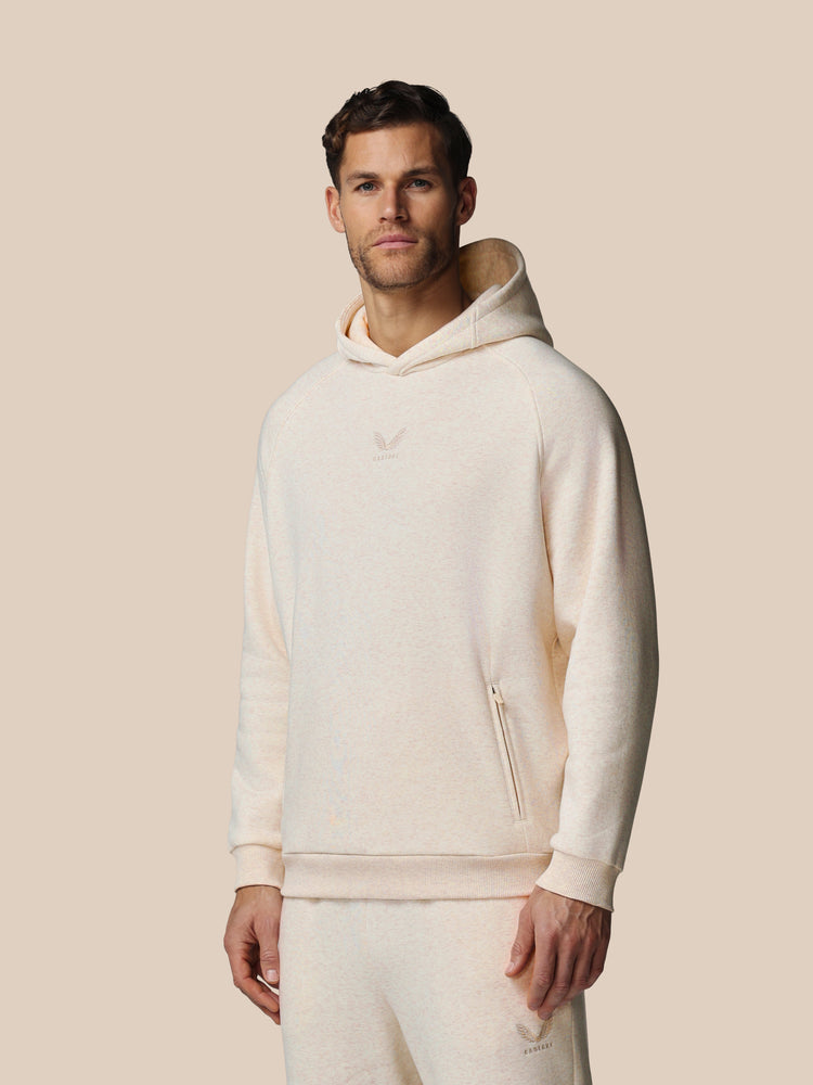 Adapt Cotton Fleece Hoodie - Oatmeal Marl