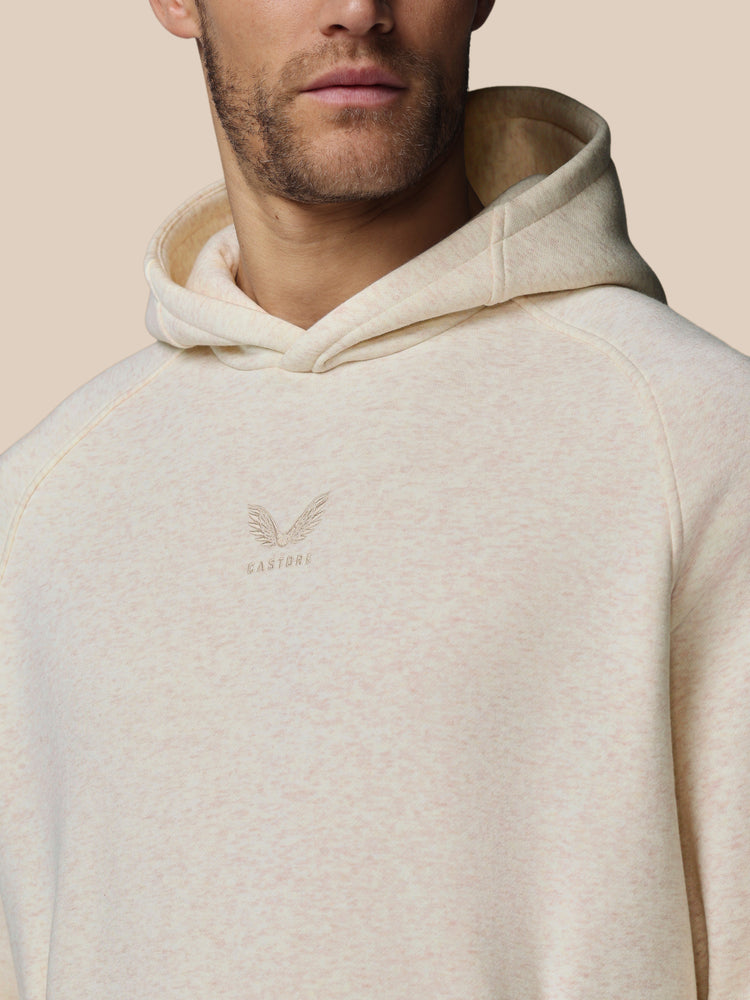 Adapt Cotton Fleece Hoodie - Oatmeal Marl
