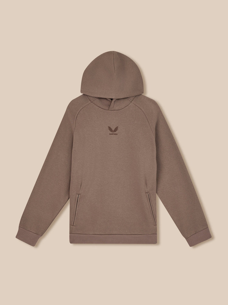 Adapt Cotton Fleece Hoodie - Deep Taupe