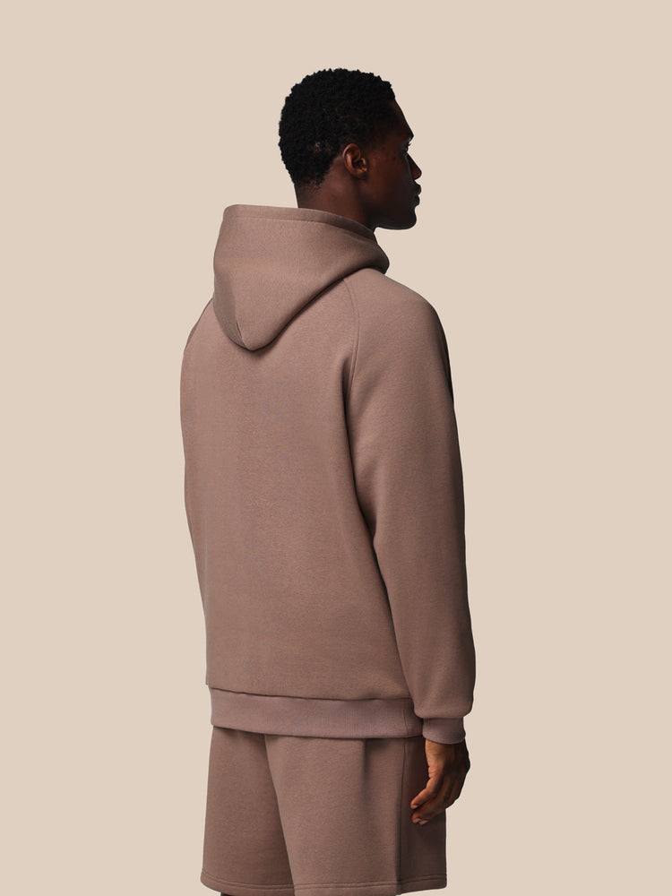 Adapt Cotton Fleece Hoodie - Deep Taupe