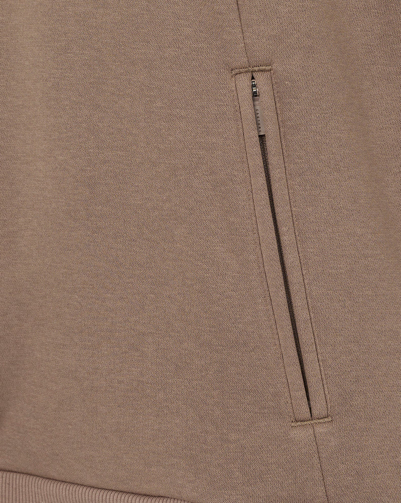 Adapt Cotton Fleece Hoodie - Deep Taupe