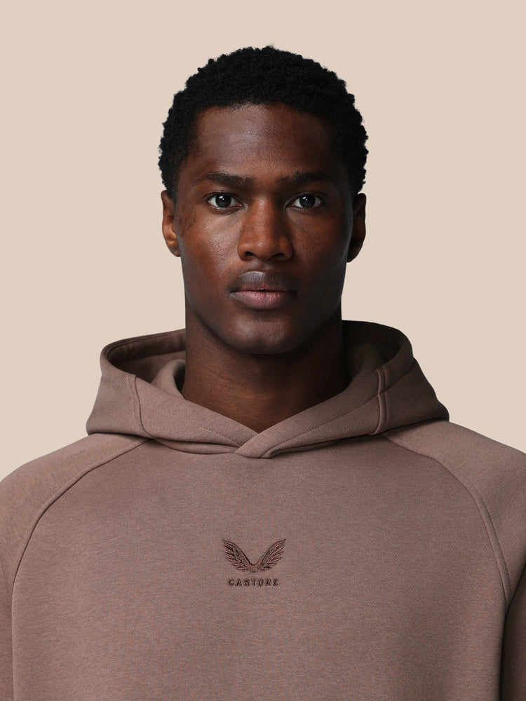 Adapt Cotton Fleece Hoodie - Deep Taupe