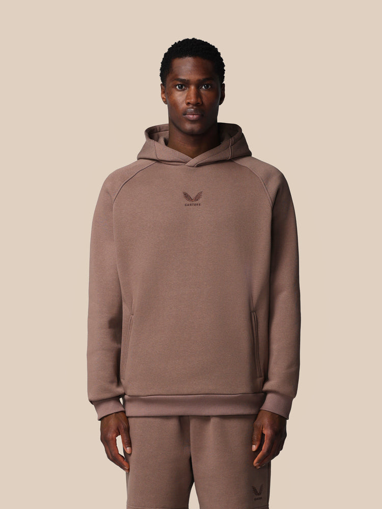 Adapt Cotton Fleece Hoodie - Deep Taupe